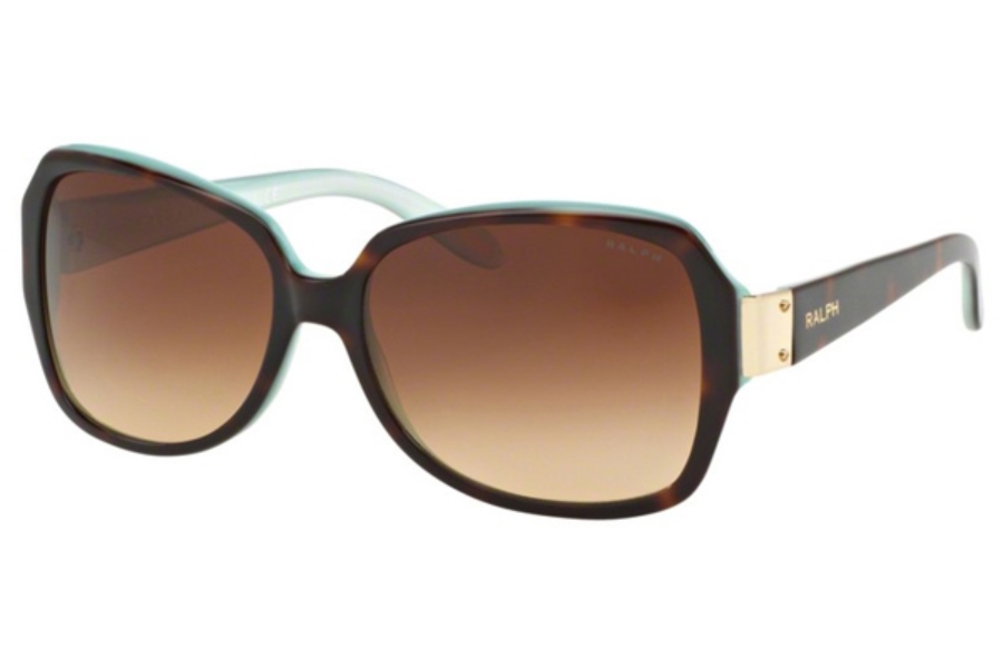 Ralph by Ralph Lauren RA 5138 Sunglasses in 601/13 Tortoise/Turquoise / Brown Gradient